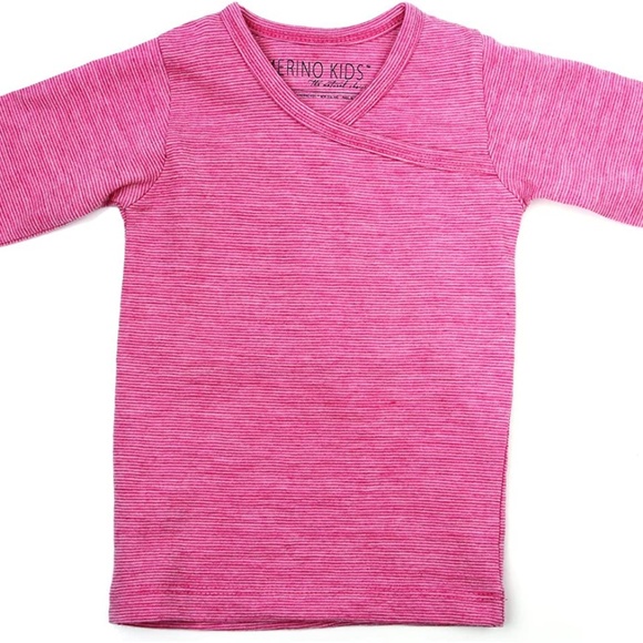 Merino Kids Pyjamas, 3-4 Years, Raspberry - Picture 3 of 8